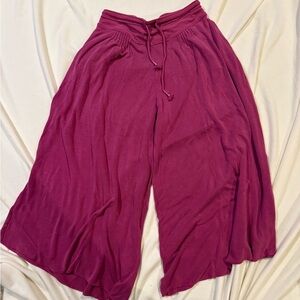 2 pair Free People Movement Wide Leg Sz M/L Comfy Flowy Soft pants